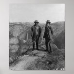 John Muir und Teddy Roosevelt Poster