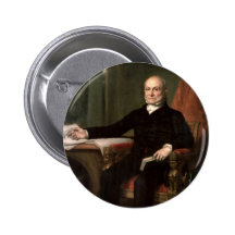 John Quincy Adams Anstecknadelbutton