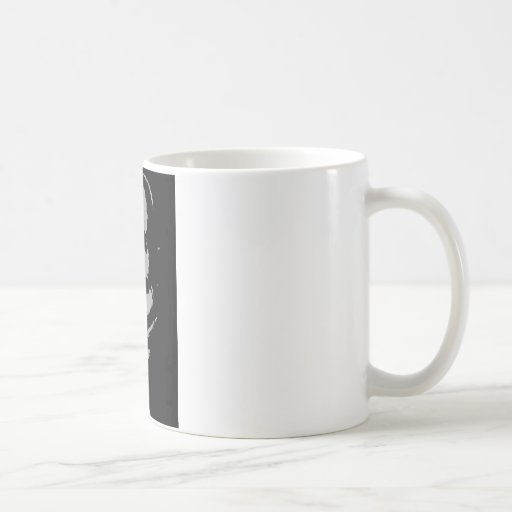 John Quincy Adams Silhouette Kaffee Tassen