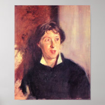 John-Sänger Sargent - Porträt von Vernon-Lee Plakatdruck