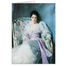 John Singer Sargent - Dame Agnew Grußkarte