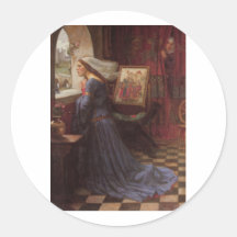 John W Waterhouse - angemessener Rosamund (1917) Stickers