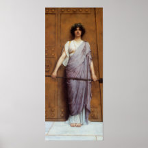 John William Godward - am Tor Posterdrucke