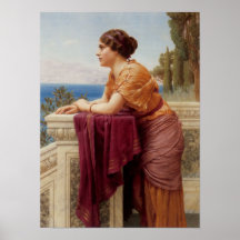 John William Godward - der Belvedere Posterdrucke