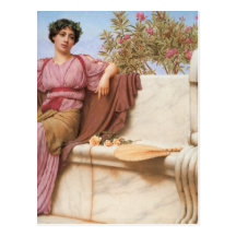 John William Godward - Ruhe Postkarten
