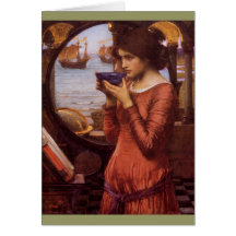 John William Waterhouse - Schicksal Grußkarte