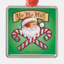 JollySanta Verzierung-Quadrat Weihnachtsbaum Ornament