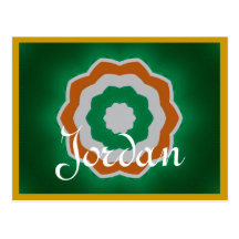 Jordanien-Postkarte