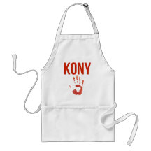 Joseph Kony 2012 - "blutige Hand" Waren Schürze