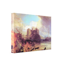 Joseph Mallord Turner - Conway Schloss Leinwand Drucke