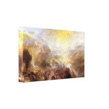 Joseph Mallord Turner - Heidelberg Gespannter Galeriedruck