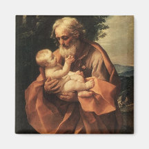 Joseph mit Baby-Jesus-Magneten