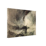 Joseph William Turner - Schneesturm des Hafens Galerie Gefaltete Leinwand