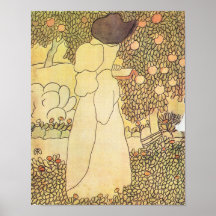 Jozsef Rippl-Ronai - Dame in ihrem Garten Plakatdrucke