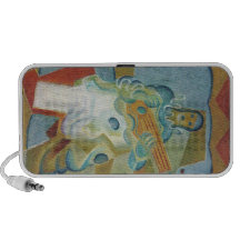 Juan Gris - Pierrot, die Gitarre spielen Tragbare Speaker