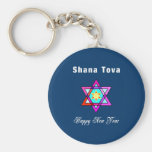 Jüdischer Stern Shana Tova Schlüsselband