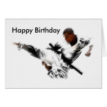 Judo, alles Gute zum Geburtstag Karte