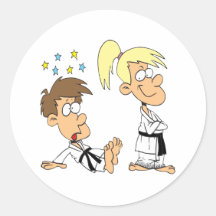 Judo-Kinder Sticker