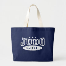 Judo-Mädchen Einkaufstaschen