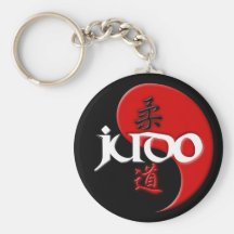 Judo Yin Yang Schlüsselkette Schlüsselbänder