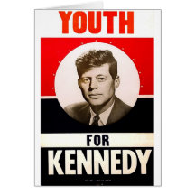 Jugend für Präsidenten John F. Kennedy Karten