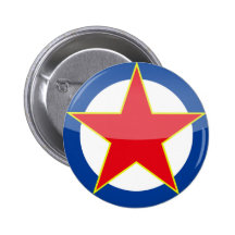 Jugoslawien - Retro Buttons