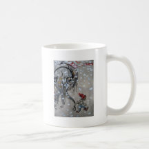 Julbacken (Weihnachten-Ziege) Studie 1911 Kaffeehaferl