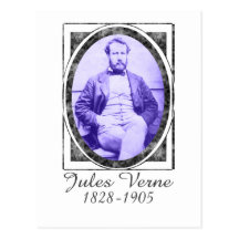 Jules Verne Postkarte