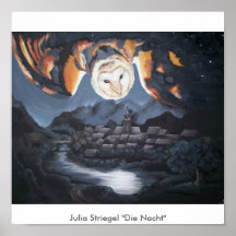 Julia Striegel "Die Nacht" Posterdruck