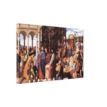 Julius Schnorr - die Hochzeit bei Cana Gespannte Galeriedrucke