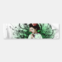 Julzips - Geisha Autosticker