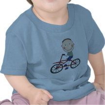 Junge auf Fahrrad-T-Shirts und Geschenken
