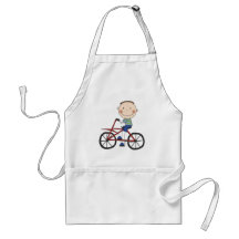 Junge auf Fahrrad-T-Shirts und Geschenken Schürzen
