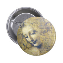 junge Frau 2 Anstecknadelbutton