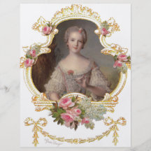 Junge rosa Rosen-Karten der Königin-Marie Antoinet Flyer