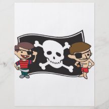 Junge Swashbucklers Individuelle Flyer