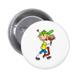 Jungen-Karnevals-Geher Anstecknadelbutton