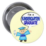Jungen-Kindergarten-Absolvent/Abschluss-Knopf Buttons