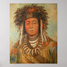 Jungen-Leiter - Ojibbeway Plakatdruck