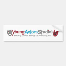 Junger Schauspieler-Studio-Autoaufkleber
