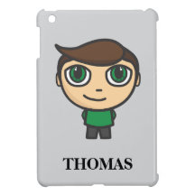 Junges Jungen-Cartoon-Charakter iPad Minifall