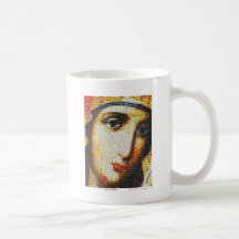 Jungfrau Mary mit Heiligen Tee Haferl