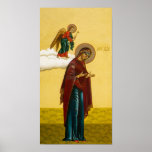 Jungfrau-Marys russische Ikone Plakatdruck