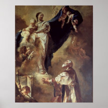 Jungfrau und Kind, die nach St Philip Neri, 172 er Plakatdruck