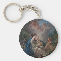 Jungfrau und Kind - François Boucher Schlüsselband