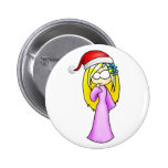 Jungfrau-Weihnachten Anstecknadelbutton