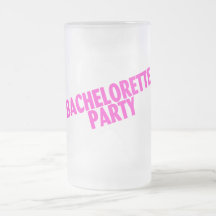 Junggeselinnen-Abschied schräg gelegenes Rosa Tee Tasse