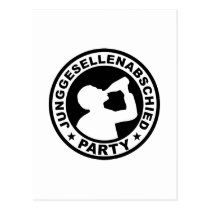 Junggesellenabschied Party postkarten