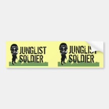 Junglist Soldat Autosticker