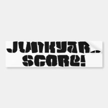 Junkyard-Kerbe Autosticker